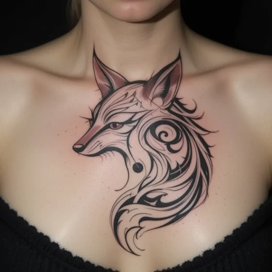 Tribal Fox Tattoo