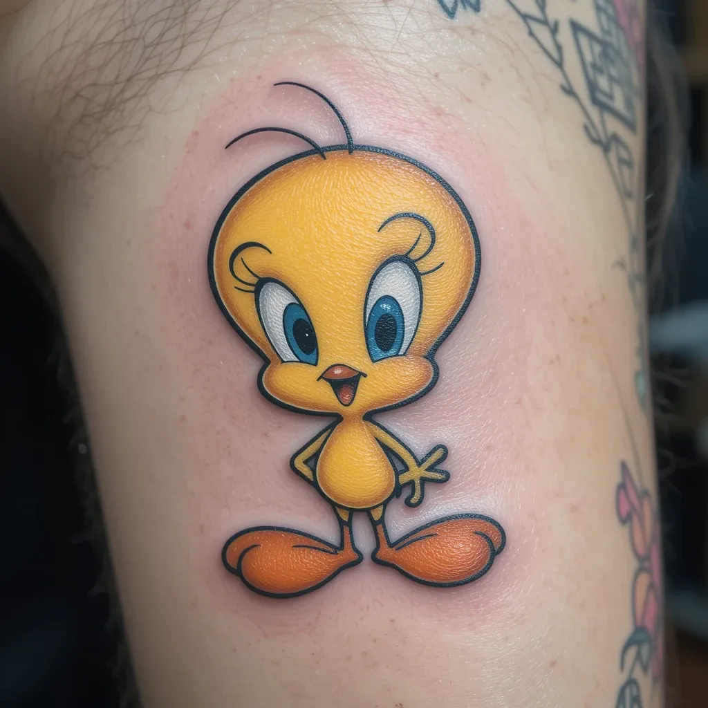 Tweety Bird Tattoo