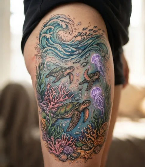 Underwater Magic Tattoo