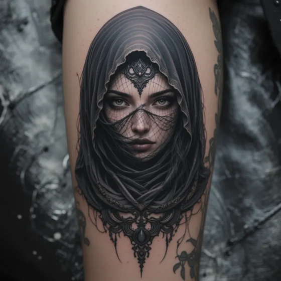 Veiled Woman’s Face