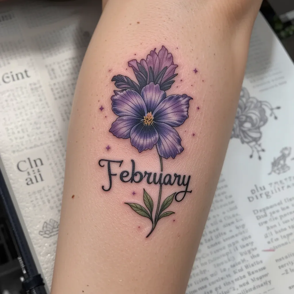 Violet and Name Combo