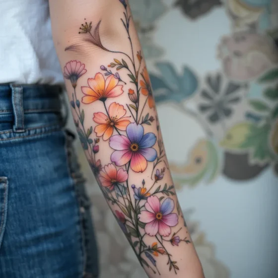 Watercolor Wildflowers
