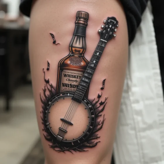 Whiskey Bottle and a Banjo