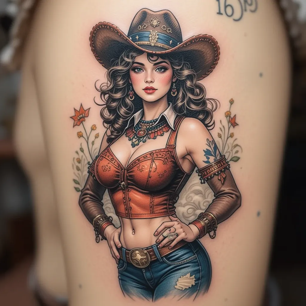 Wild West Pin-Up