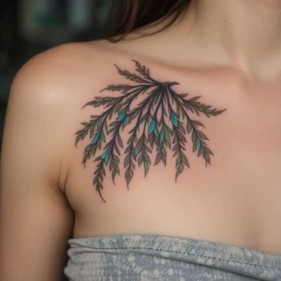 Willow Leaf Tattoo