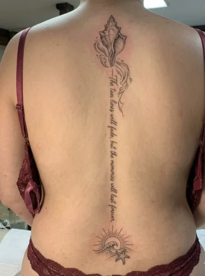 Beach Quote Written