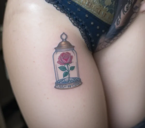 Bell Jar from Beauty and the Beast on Hip Bone