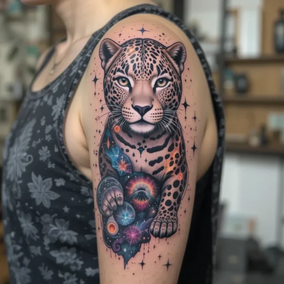 Galaxy Leopard Design