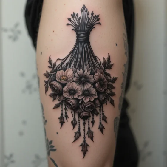 Hanging Bouquet of Dried Flowers