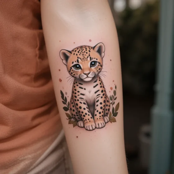 Leopard Cub Tattoo