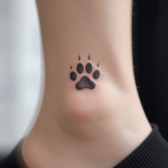 Leopard Paw Print