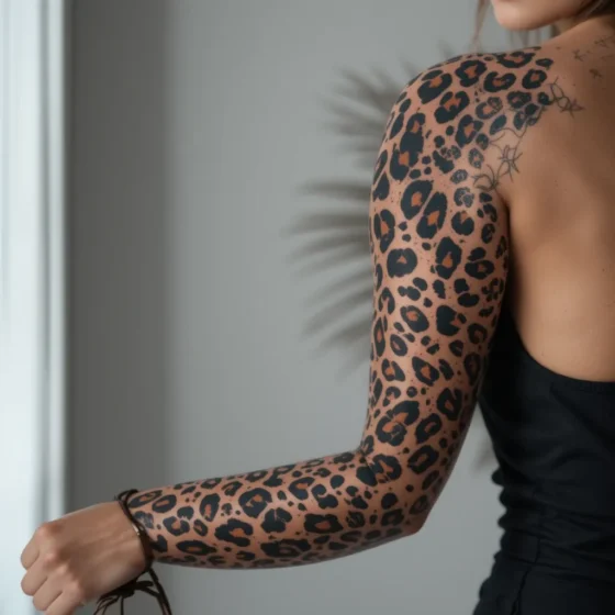 Leopard Print Sleeve