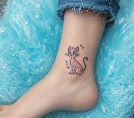 Marie from Aristocats on the Ankle