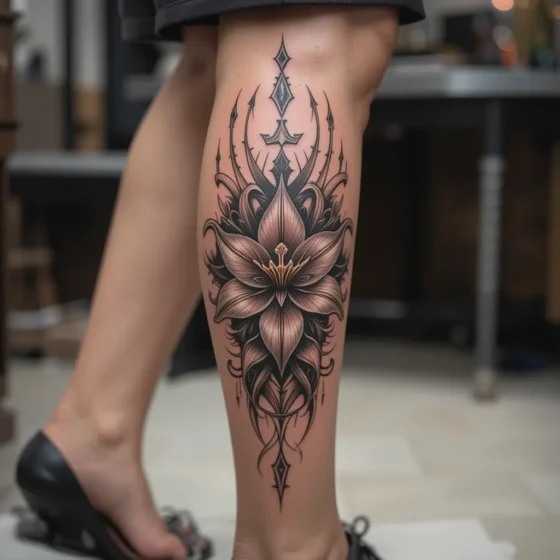 Tribal Lily Design