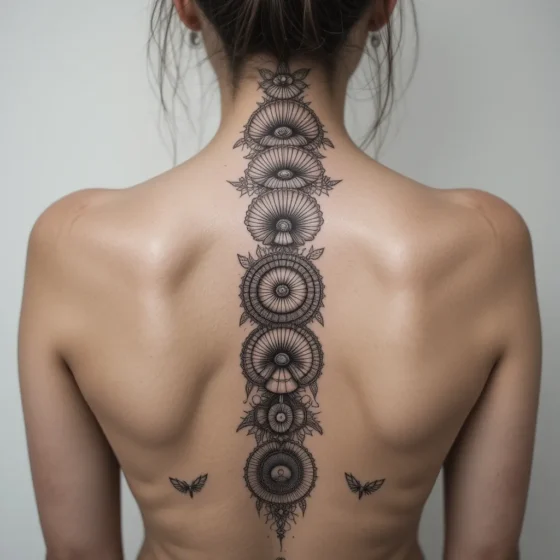 Vertical Shell Mandala