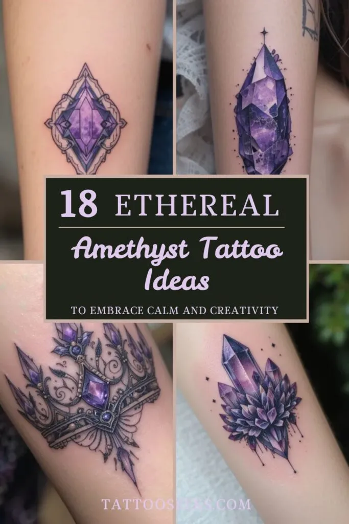Amethyst Tattoo Ideas