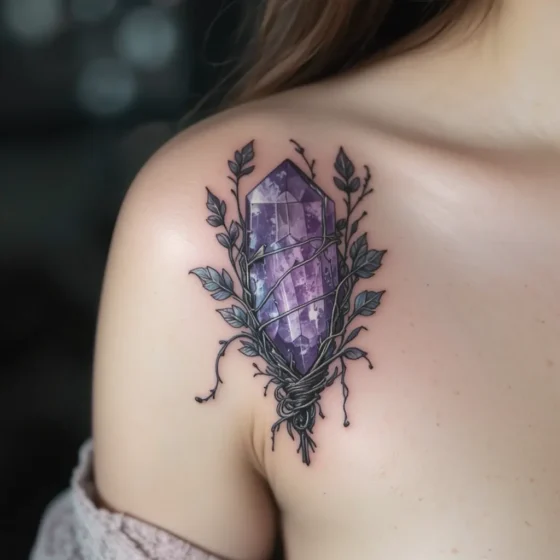 Amethyst Wrapped in Vines
