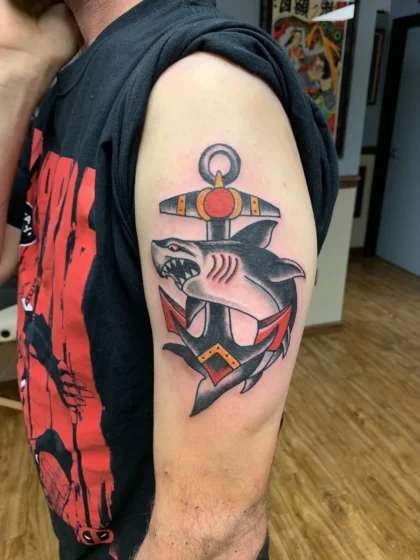 Anchor and Shark Combo