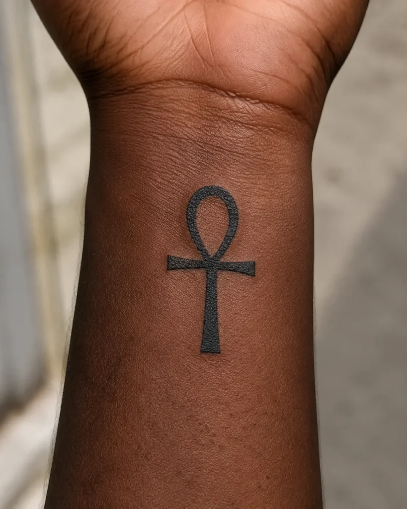 Ankh Cross Tattoo