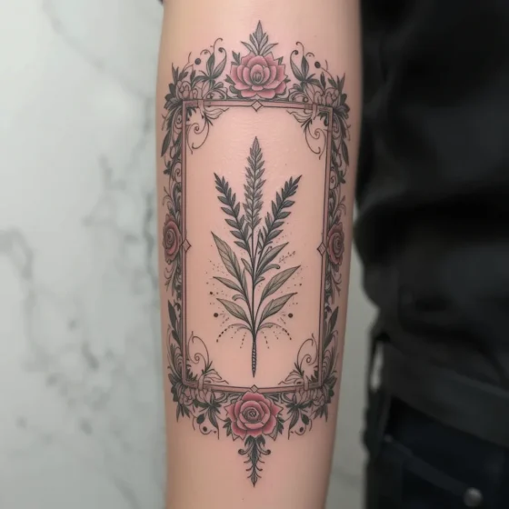 Botanical Border Frame Sleeve