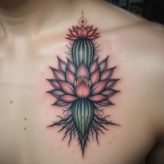 Cactus and Lotus Hybrid