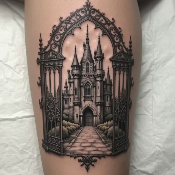 Castle Behind Iron Gates