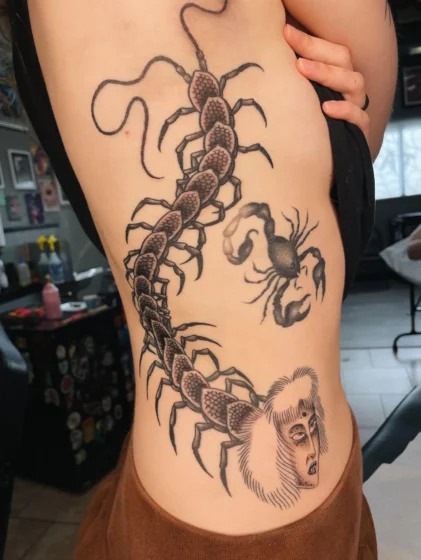 Centipede on Ribcage