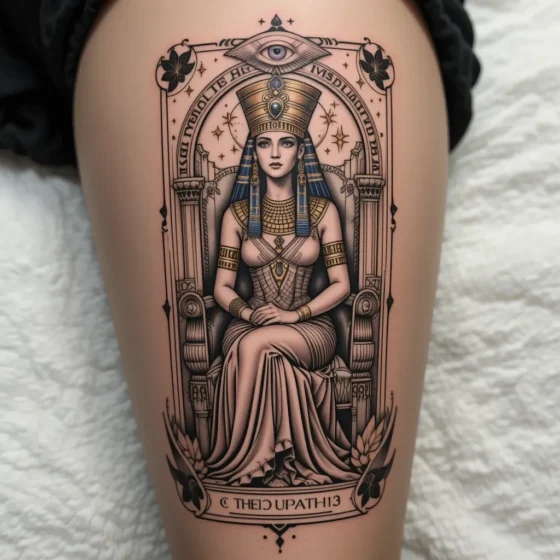 Cleopatra as a Tarot Card