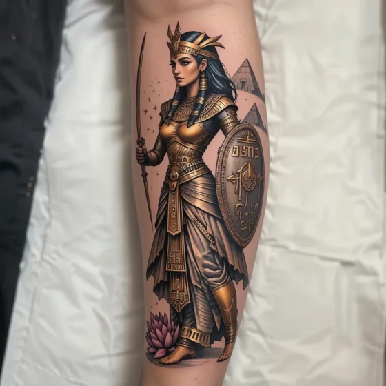 Cleopatra in Battle Armor