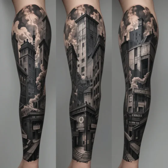 Concrete Jungle Scene