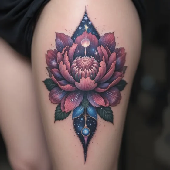 Cosmic Galaxy Peony