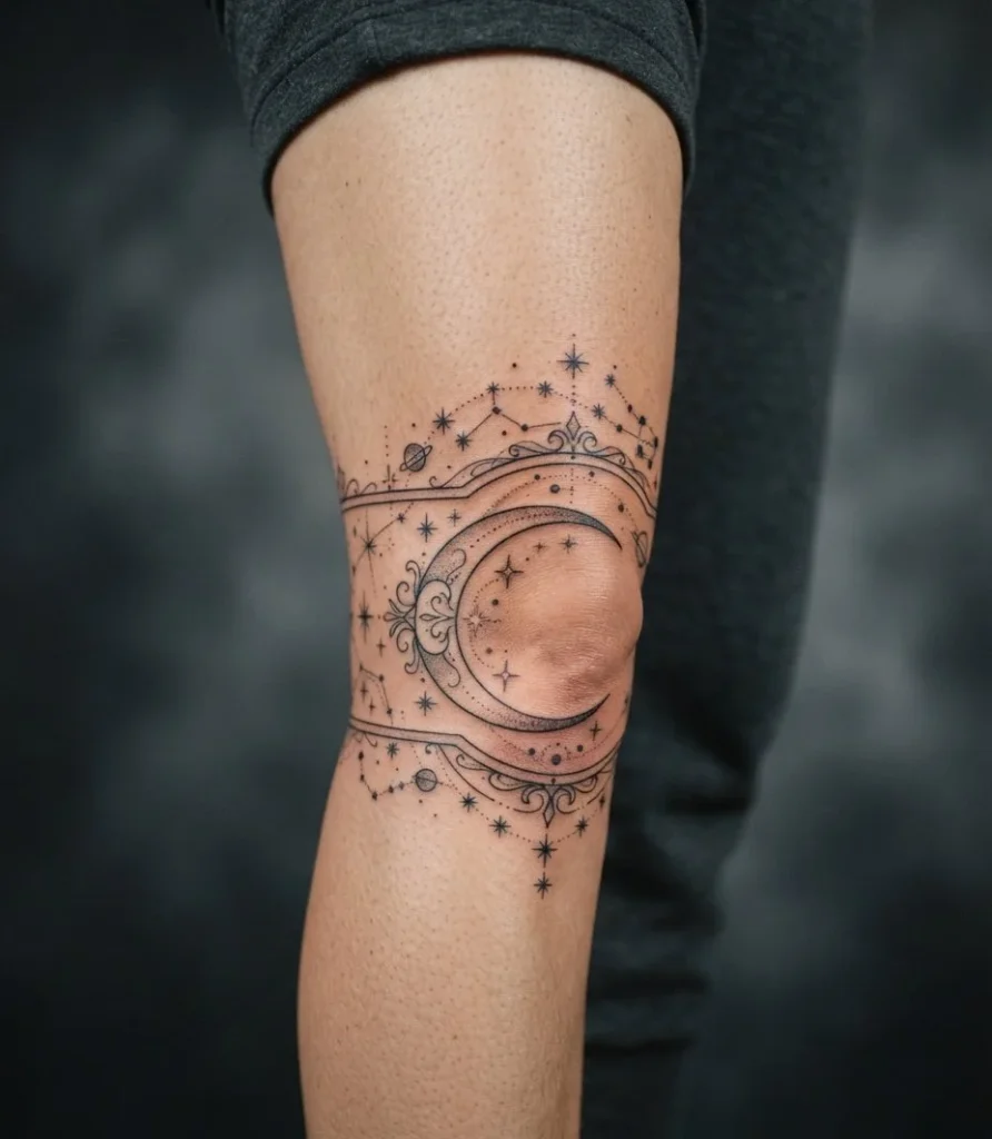 Crescent Moon and Stars Band