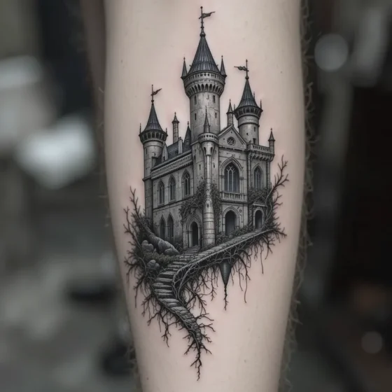 Crumbling Gothic Fortress