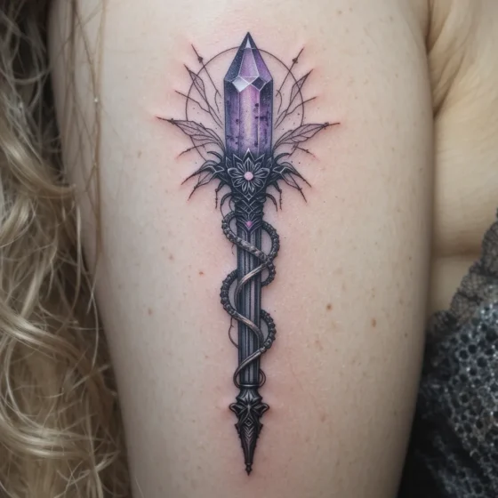 Crystal Point Amethyst Wand