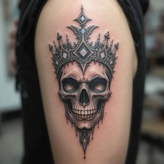 Diamond Crowned Skull