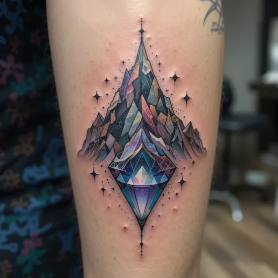 Diamond Mountain Tattoo