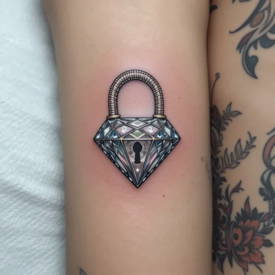 Diamond-Shaped Lock