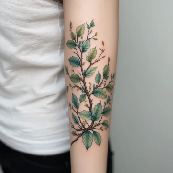 Eucalyptus Branches with Vintage Tint