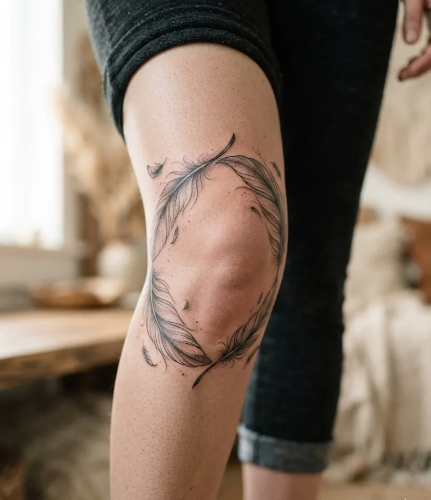 Feather Band Tattoo