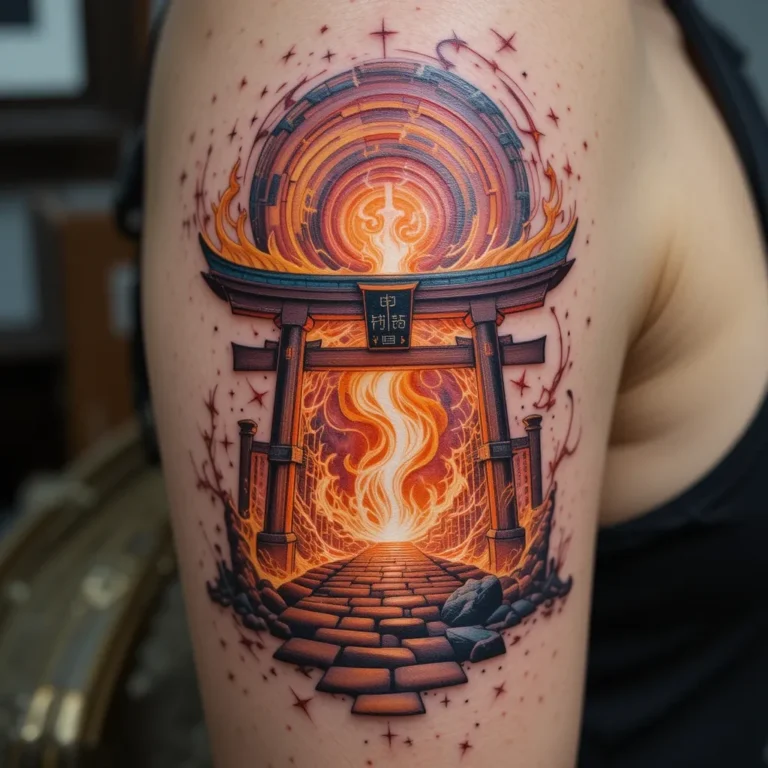 Fire-Ember Torii Gate