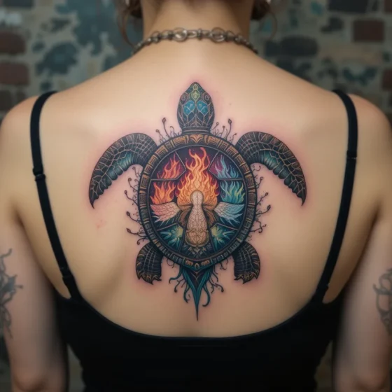 Fire and Water Turtle