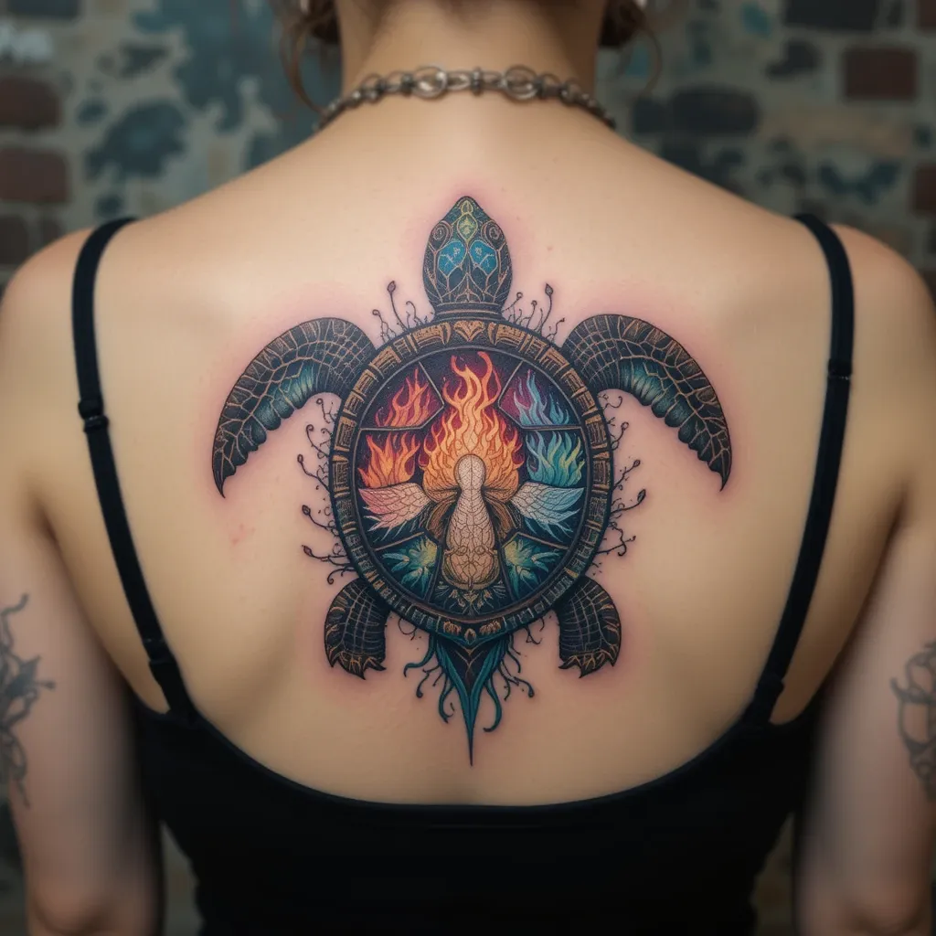 Fire and Water Turtle