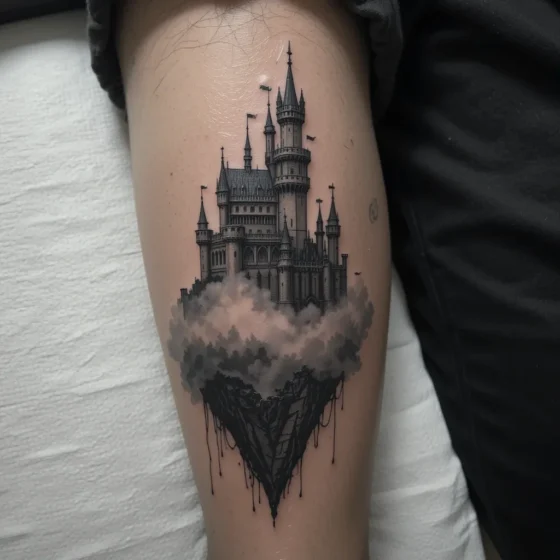 Floating Castle in Fog