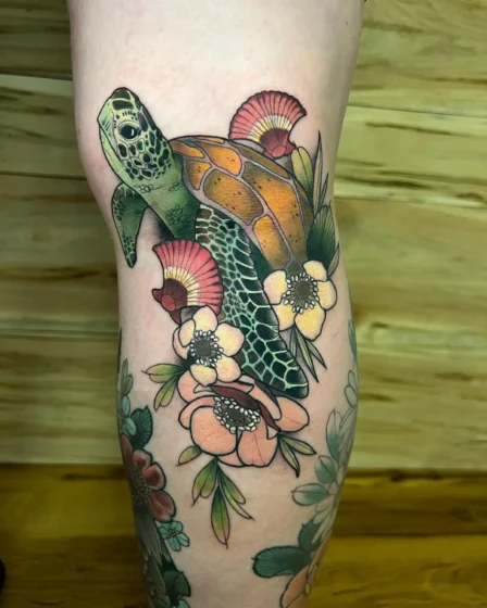 Floral Shell Turtle