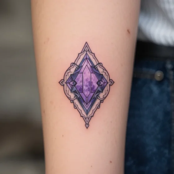 Geometric Amethyst Cut