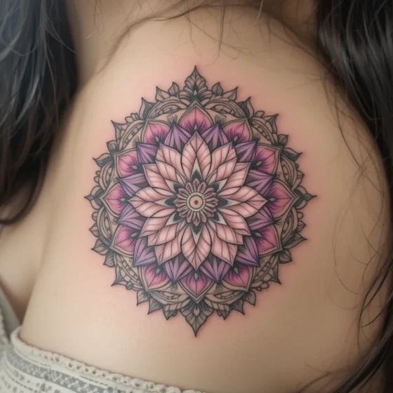 Gladiolus Circle Mandala