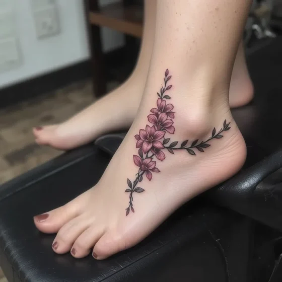 Gladiolus Vine Around Ankle