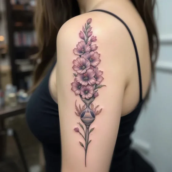 Gladiolus and Hourglass