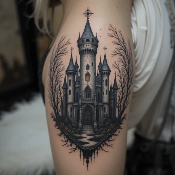 Hidden Castle in a Forest