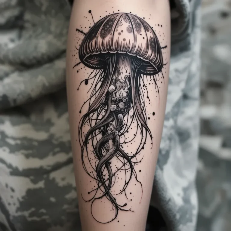 Ink Splash and Tentacle Flow